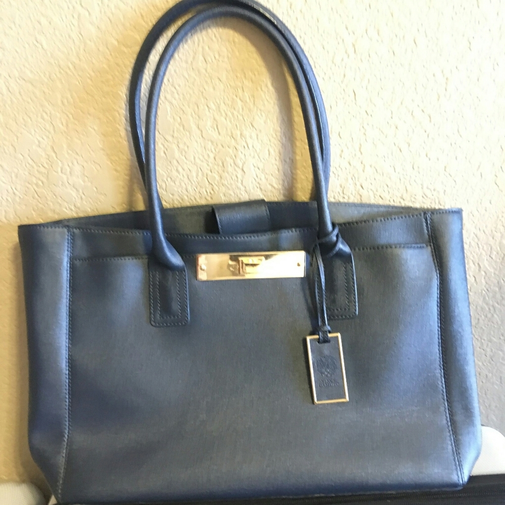 Vince Camuto navy handbag